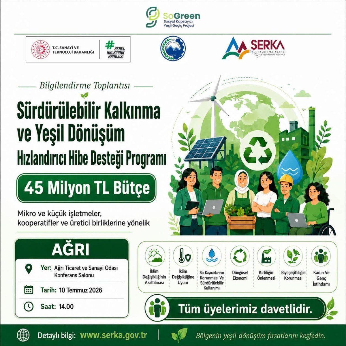 ATSO'dan Yeşil Dönüşüm Hibe Desteği İçin Bilgilendirme Toplantısı